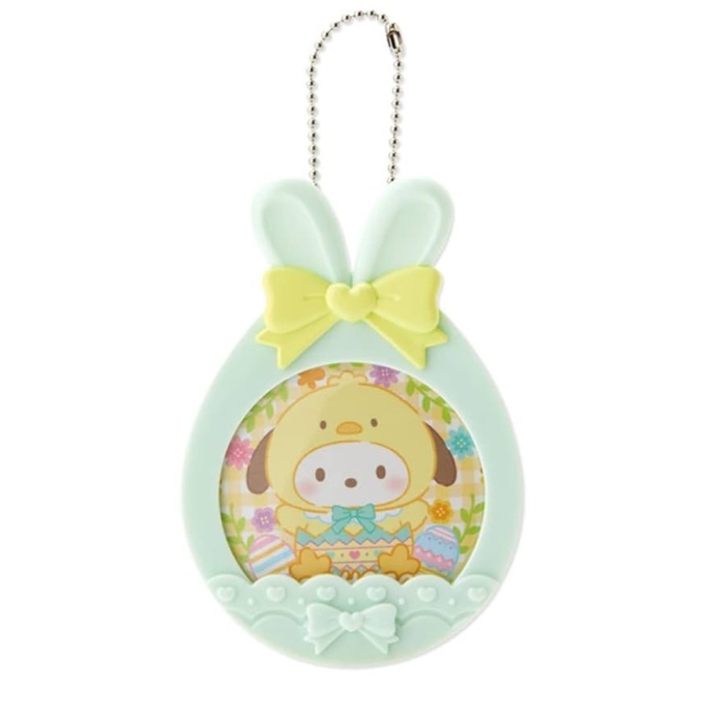 ✅Sanrio 368440 Pochacco Tin Badge & Stand Charm (EASTER)